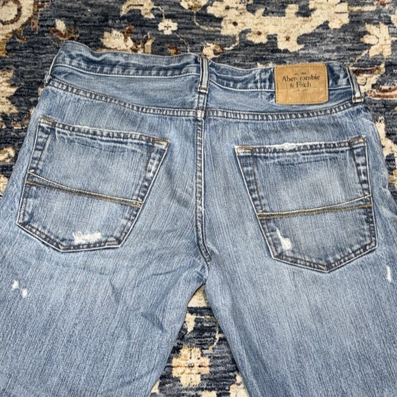 Abercrombie & Fitch A&F Horton Classic Straight Men Jean 32x32 100% Cotton - Picture 12 of 13